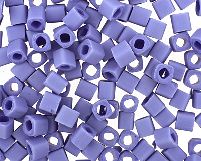 TOHO Opaque Frosted Periwinkle Cube 4mm Seed Bead