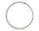 Silver (plated) Embellished Ring 34mm