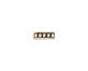 TierraCast Antique Silver (plated) Beaded 2-Hole Bar 11x4mm