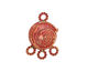 Patricia Healey Copper Coiled Rope 1-3 Link 21x28mm