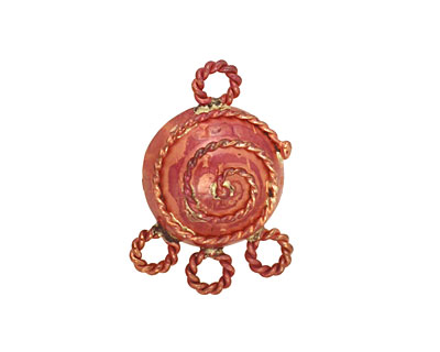 Patricia Healey Copper Coiled Rope 1-3 Link 21x28mm