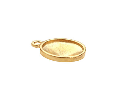 TierraCast Gold (plated) Faceted Drop 17x21mm