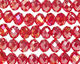 Garnet AB Crystal Faceted Rondelle 8mm