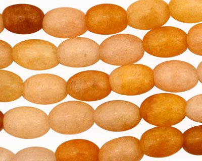 Yellow Jade (nat.) Rice 10x7mm