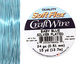 Soft Flex Silver Plated Baby Blue Craft Wire 24 gauge, 15 yards