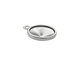 TierraCast Rhodium (plated) Faceted Drop 17x21mm
