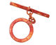 Patricia Healey Copper Large Lined Toggle 24x29mm, 41mm