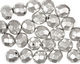 Czech Fire Polished Glass Matte Metallic Aluminum Round 8mm