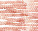 Pink Opal Faceted Rondelle 2x4mm