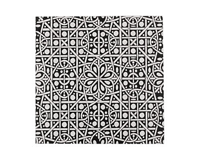 Lillypilly Black Cross Stitch Anodized Aluminum Sheet 3