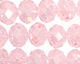 Light Rose AB Crystal Faceted Rondelle 14mm