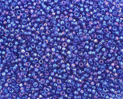 TOHO Transparent Rainbow Sapphire Round 11/0 Seed Bead