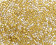TOHO Luster Black Diamond (with Opaque Yellow Lining) Cube 1.5mm Seed Bead
