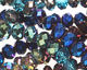 Peacock Metallics Crystal Mix Faceted Rondelle 6mm