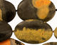 Mexican Sunflower Agate Flat Oval (med) 28-39x20-26mm
