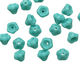 Czech Glass Aqua Buttercup 5x6mm