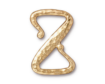 TierraCast Gold (plated) Z Hook Clasp 28x19mm