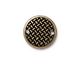 TierraCast Antique Brass (plated) Woven Disk Link 18mm
