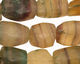 Argentina Rainbow Fluorite Faceted Nugget 14-28x11-15mm