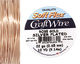 Soft Flex Silver Plated Rose Gold Craft Wire 22 gauge, 10 yards