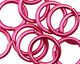 Pink Anodized Aluminum Jump Ring 18mm, 12 gauge (13.1mm inside diameter)
