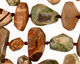 Thunder Egg Agate Faceted Nugget 7-18x9-18mm