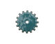 C-Koop Enameled Metal Peacock Blue Closed Gear 19mm