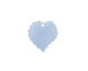 Matte Light Sapphire Lucite Ivy Leaf 16mm