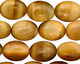 Honey Tiger Eye Flat Oval 16x12mm