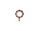 TierraCast Antique Copper (plated) .25 ID Oasis Bail 4x13mm
