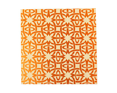 Lillypilly Orange Starburst Anodized Aluminum Sheet 3
