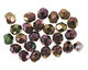 Czech Fire Polished Glass Iris Purple Round 6mm