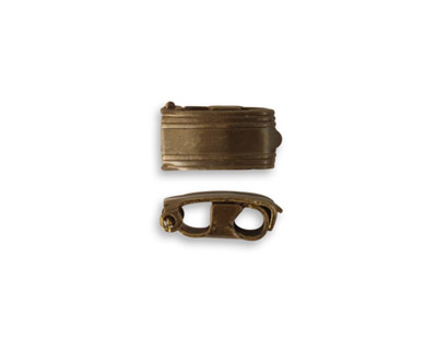 Vintaj Natural Brass Bracelet Foldover Clasp 13x6.5mm