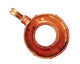 Patricia Healey Copper Small Simple Loop Bezel Pendant 26x39mm