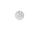 Lillypilly Silver Scattered Dots Anodized Aluminum Disc 11mm, 22 gauge