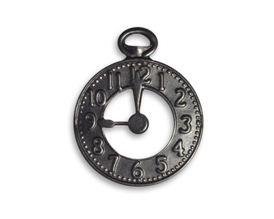 Vintaj Arte Metal Clock Decorivet 26x22mm