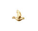 Ezel Findings Gold (plated) Peace Dove 11x15mm
