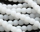 Opaque White Recycled Glass Round 4mm