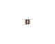 TierraCast Antique Silver (plated) Beaded Square 5mm