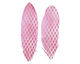 Pink Shimmer Diamond Printed Feathers