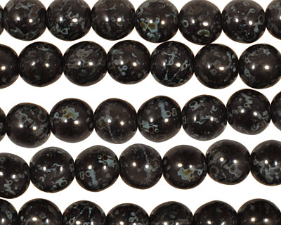 Czech Glass Dark Garden Round 8mm