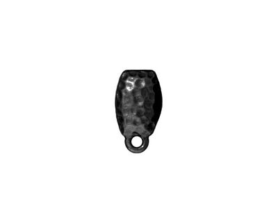TierraCast Gunmetal Hammertone Ear Post 7x14mm