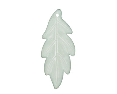 Lucite Quarry Ridged Leaf 18x41mm