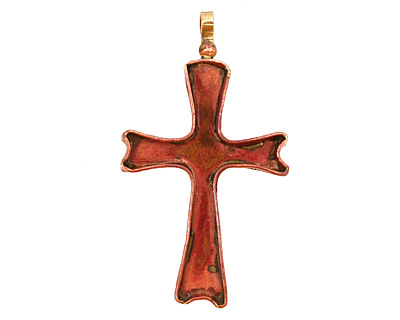 Patricia Healey Copper Cross Bezel 42x76mm