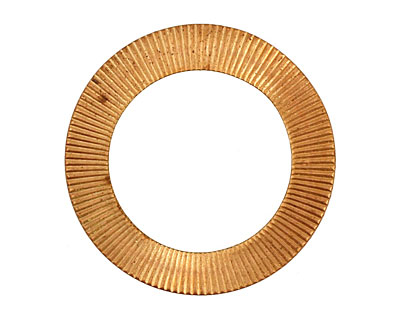 Brass Medium Corrugated Ring 31mm