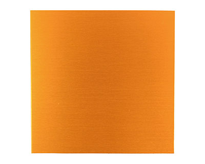 Lillypilly Orange Anodized Aluminum Sheet 3