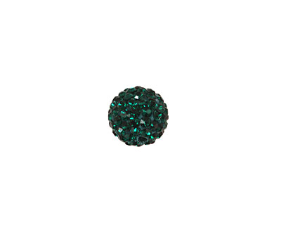 Emerald Pave Round 10mm