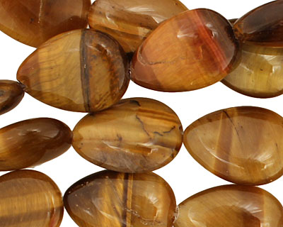 Tiger Eye Flat Teardrop 18x13mm