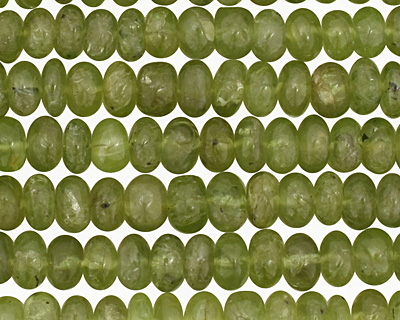 Peridot Irregular Rondelle 7-8mm