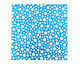 Lillypilly Turquoise Scattered Dots Anodized Aluminum Sheet 3"x3", 24 gauge